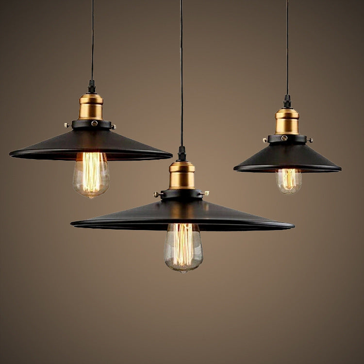 Black Iron Art Chandelier 26cm Vintage Style