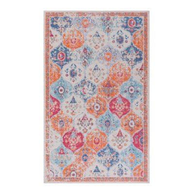 LOOM LUXE 5x8 Area Rug For Bedroom, Washable Rug, Low-Pile, Non-Slip, Non-Shedding, Foldable, Kid Pet Friendly - Area Rugs For Living Room, Bedroom, Kitchen Wedding Gift - Decorbites