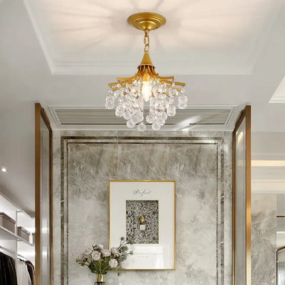 Luxury gold black crystal pendant light with gold-toned chandelier and dangling crystal droplets for dining room decorbites gold black