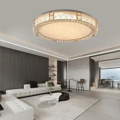 Luxury gold crystal glass ceiling light with warm glow and clear crystal embellishments decorbites crystal glass luxury