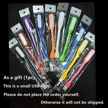 A set of colorful slim usb-powered led desk lamps in purple blue orange green yellow and pink for versatile lighting