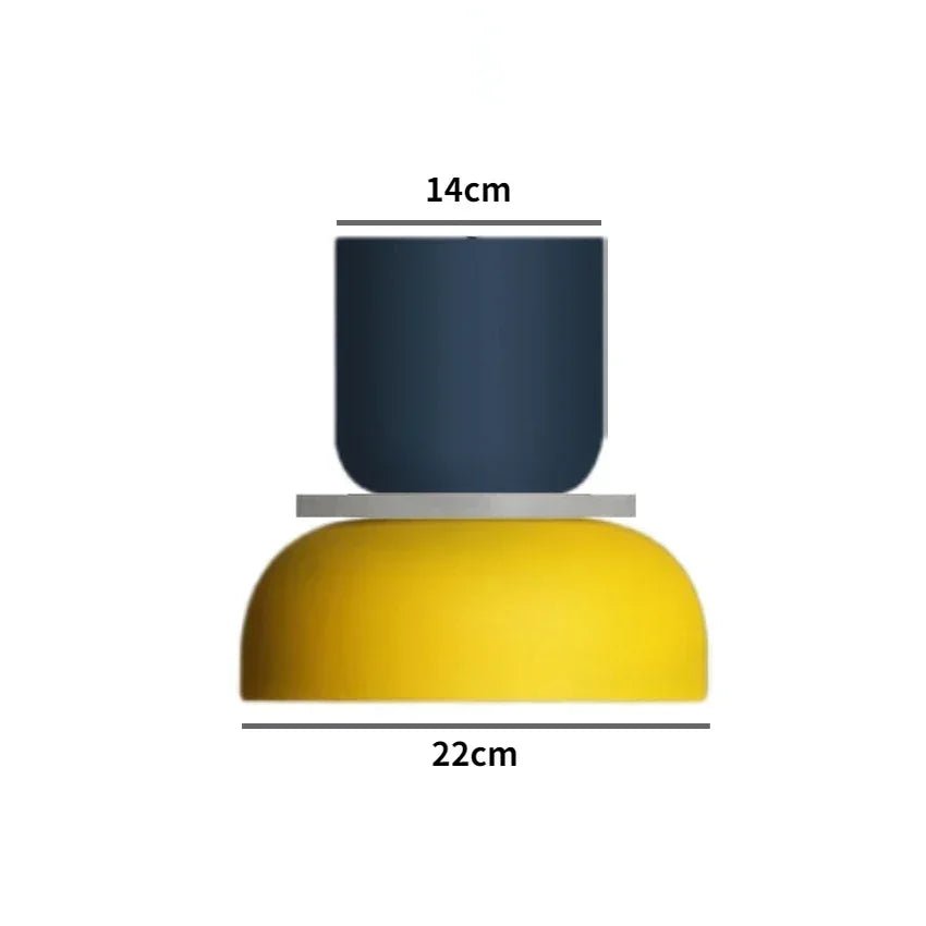 Macaron Acrylic Pendant Light With Iron Shade - Decorbites
