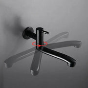 Matte black stainless steel kitchen faucet with swivel curved spout and single lever handle by decorbites black stainless