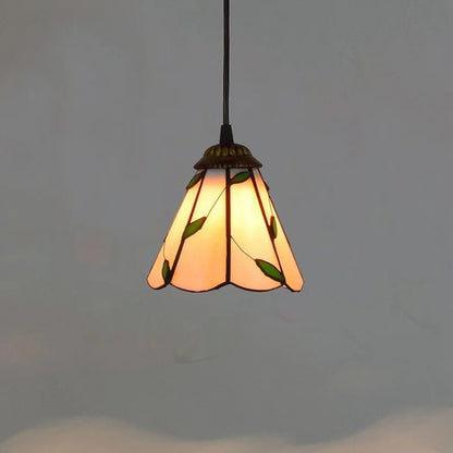 Mediterranean Mosaic Stained Glass Pendant Light - Decorbites