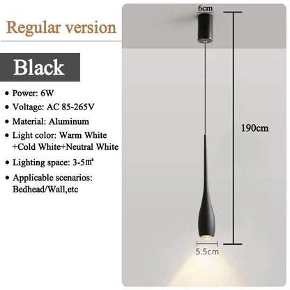 Minimalist Adjustable Touch-Dimming Pendant Light - Decorbites