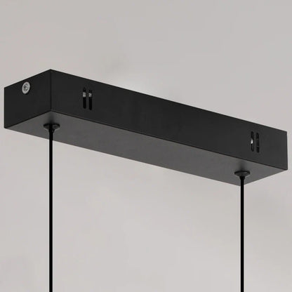Minimalist Black Linear Aluminum Pendant Light - Decorbites