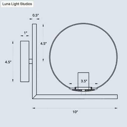 Minimalist brass angle arm bedroom wall sconce with opaline glass shade and metal mounting bracket for e12 e14 bulbs