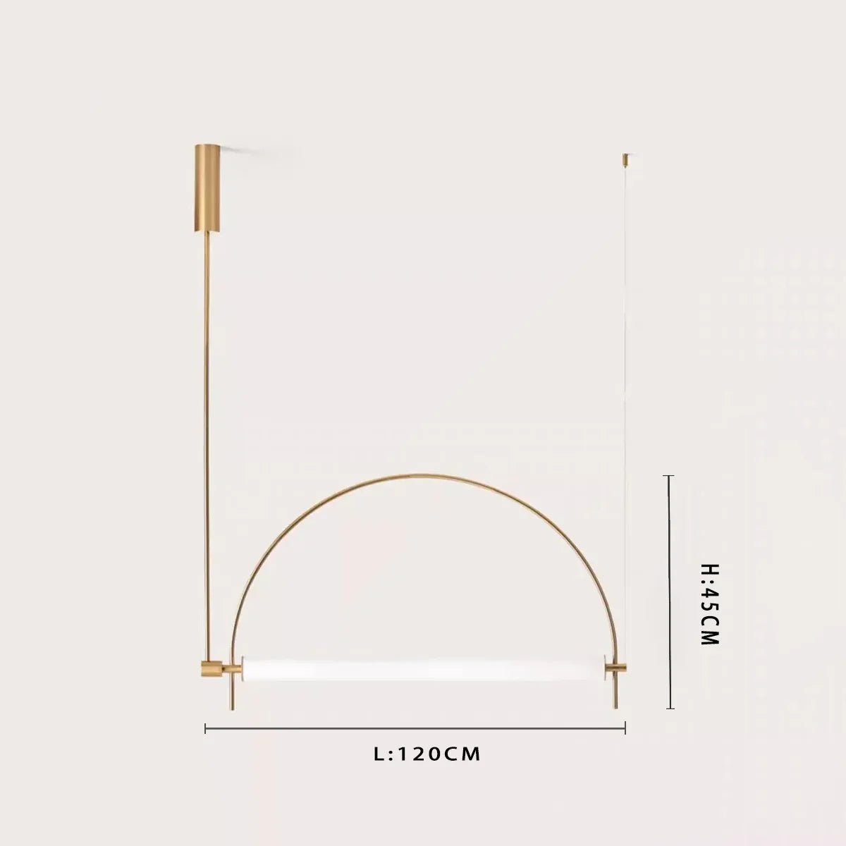Minimalist Chrome Alloy LED Pendant Light - Decorbites