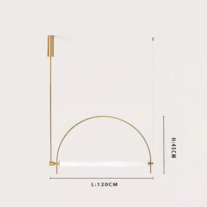 Minimalist Chrome Alloy LED Pendant Light - Decorbites