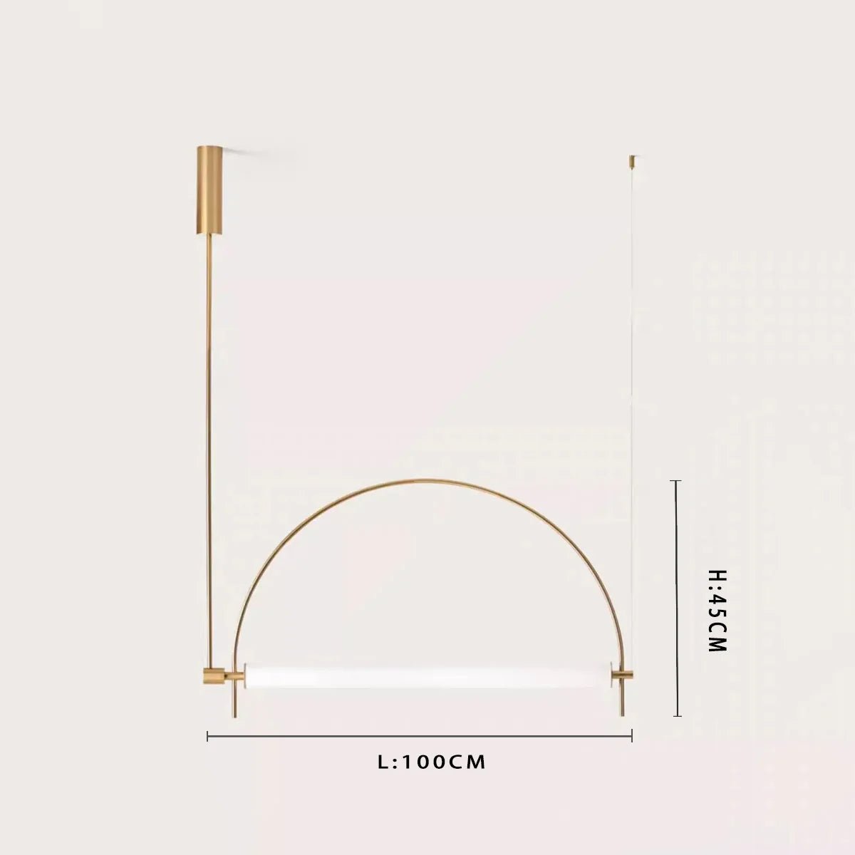 Minimalist Chrome Alloy LED Pendant Light - Decorbites