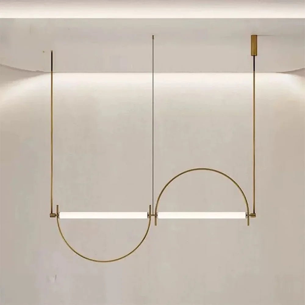 Minimalist Chrome Alloy LED Pendant Light - Decorbites