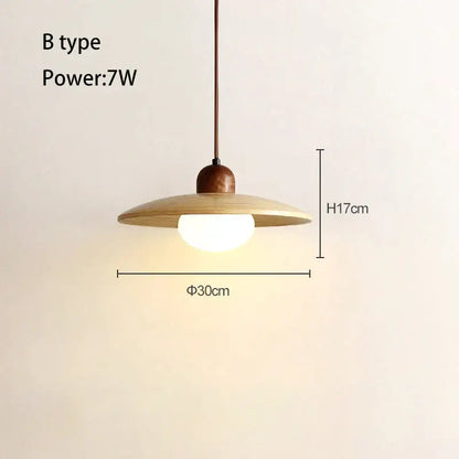 Minimalist cream japanese style wood pendant chandelier with warm circular wooden shade for dining room decorbites cream japanese