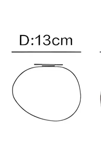 Circular 13cm diameter metal ring with polished finish part of minimalist frosted glass decorbites cobblestone wall lamp