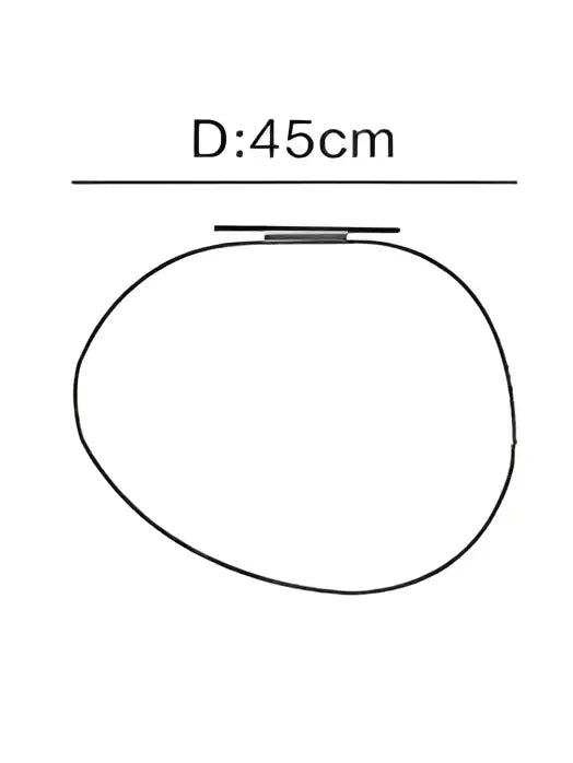 Circular mirror 45cm with simple elegant design complementing minimalist frosted glass decorbites cobblestone wall lamp