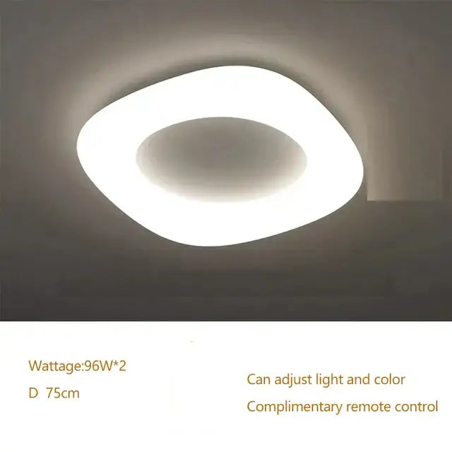 Minimalist frosted white cloud led pendant light with sleek oval design and soft glow for home office decorbites cloud led