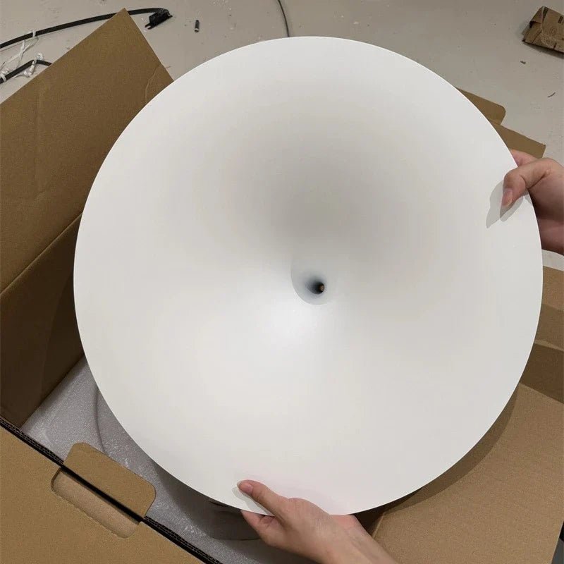 Minimalist Horn Pendant Light in Black or White - Decorbites