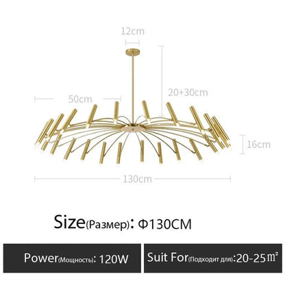 Minimalist Metal G9 Pendant Chandelier - Decorbites