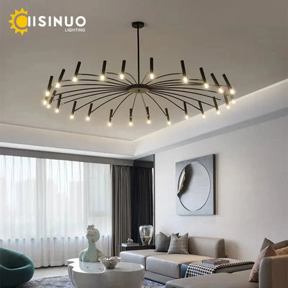 Minimalist Metal G9 Pendant Chandelier - Decorbites