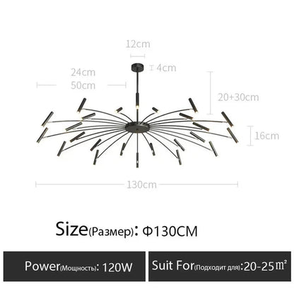 Minimalist Metal G9 Pendant Chandelier - Decorbites