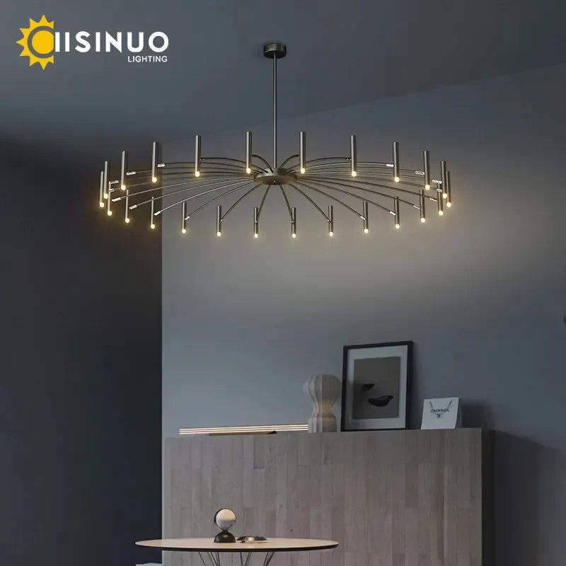 Minimalist Metal G9 Pendant Chandelier - Decorbites
