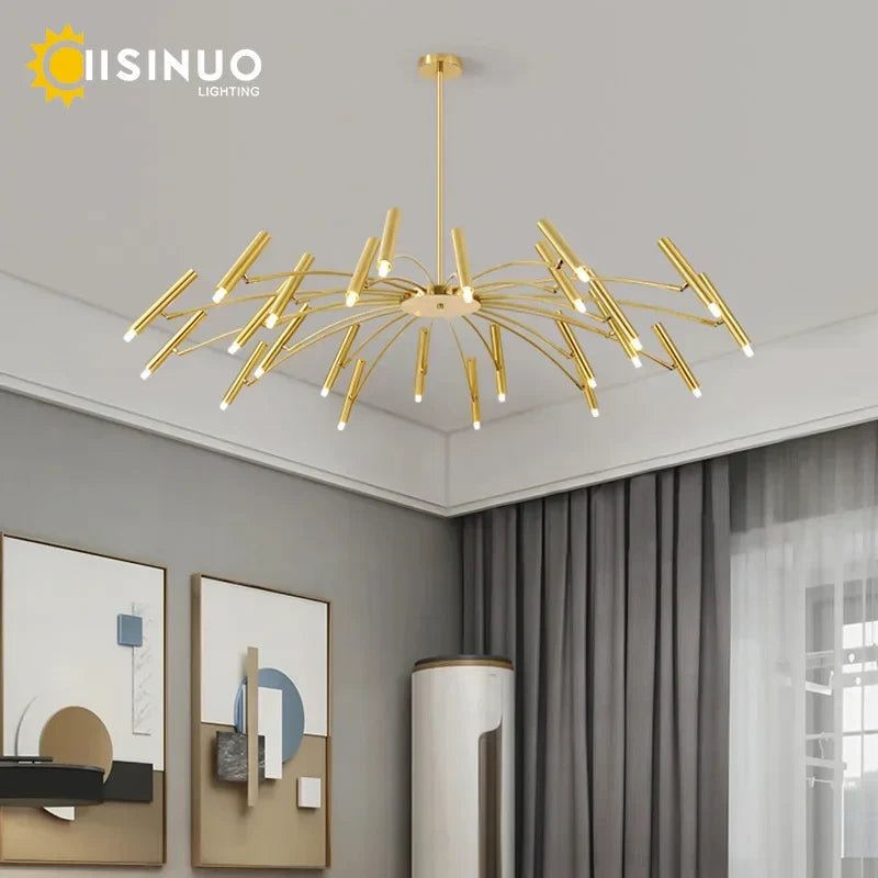 Minimalist Metal G9 Pendant Chandelier - Decorbites