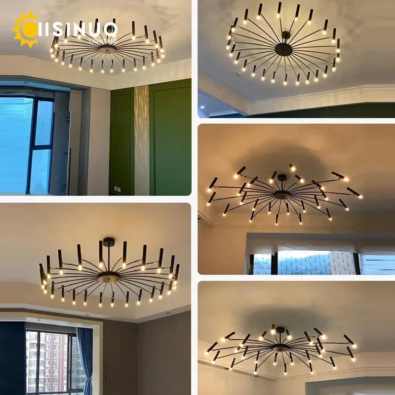 Minimalist Metal G9 Pendant Chandelier - Decorbites