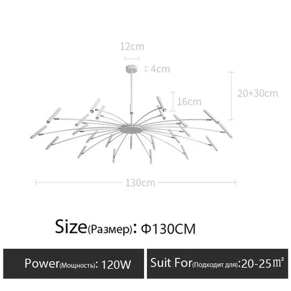 Minimalist Metal G9 Pendant Chandelier - Decorbites