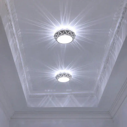 Two minimalist metallic dimmable led ceiling lights with bright white illumination for decorbites led ceiling decor
