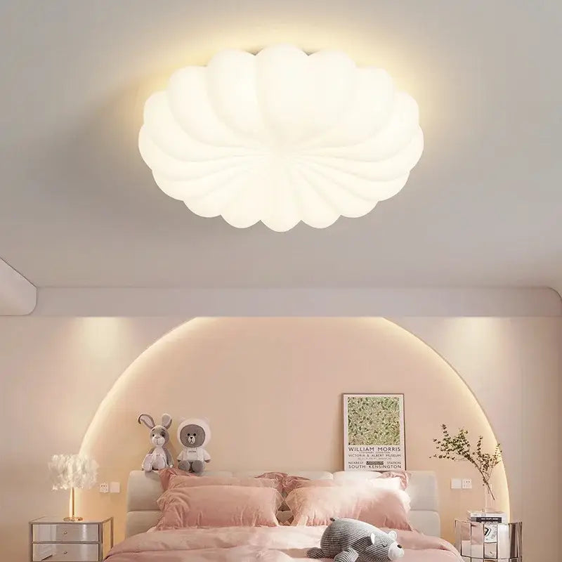 Minimalist white cloud led ceiling light with soft diffused glow for bedroom decorbites cloud led ceiling light decor