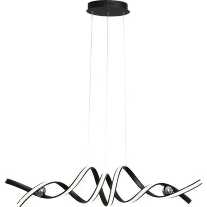 Minimalist White Linear LED Pendant Light - Decorbites