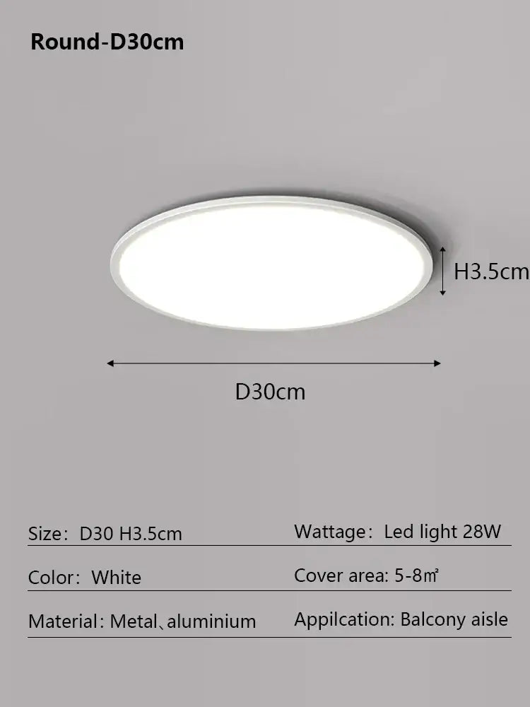 Minimalist white ultra thin led ceiling light with a sleek metal and aluminum frame, ideal for living room decorbites led ceiling