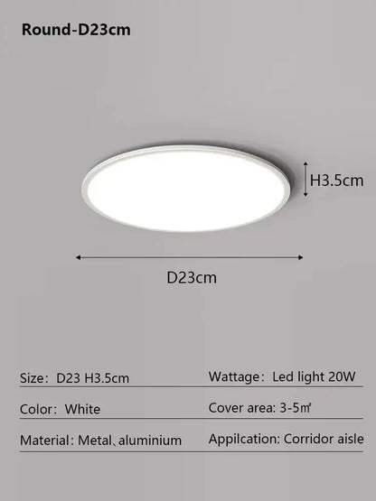 Minimalist white ultra thin led ceiling light with sleek metal and aluminum frame ideal for living room decorbites led ceiling