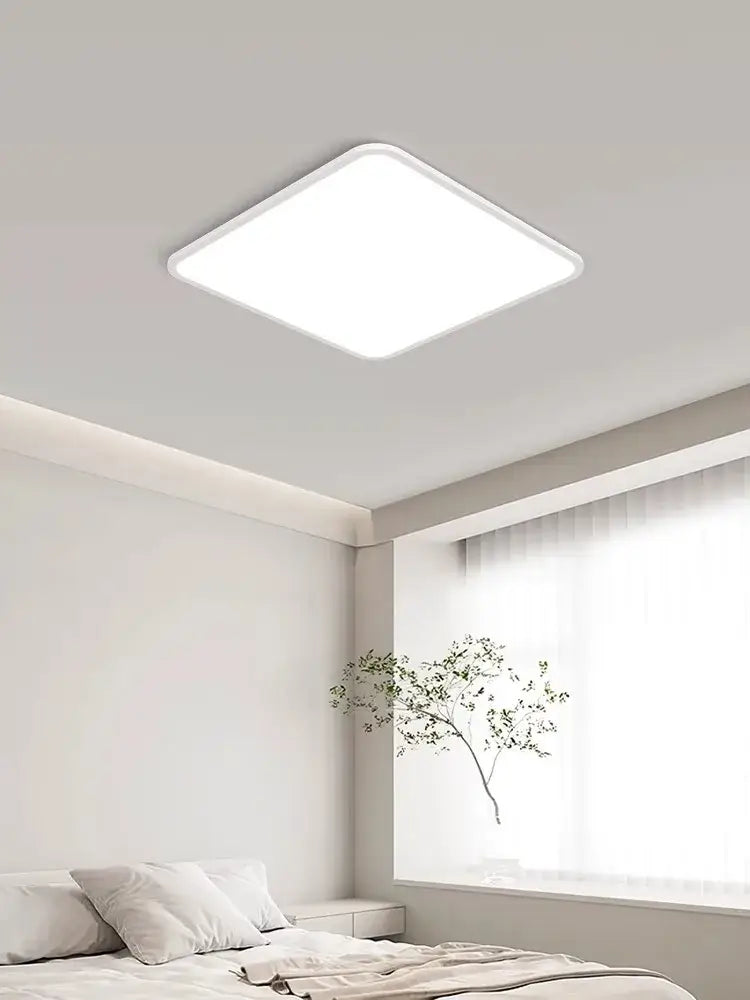 Minimalist white ultra thin led ceiling light with sleek modern design for living room decorbites led ceiling light
