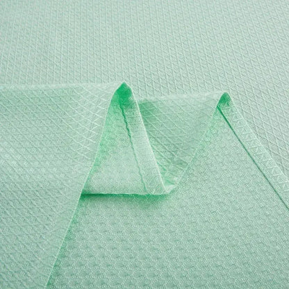 Mint green bamboo fiber cooling summer blanket with subtle woven diamond pattern for bedroom decorbites bamboo fiber