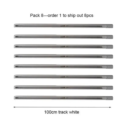 White 100cm track lighting strips with sleek metallic finish in modern 100cm black white track for living room lighting decorbites 100cm black