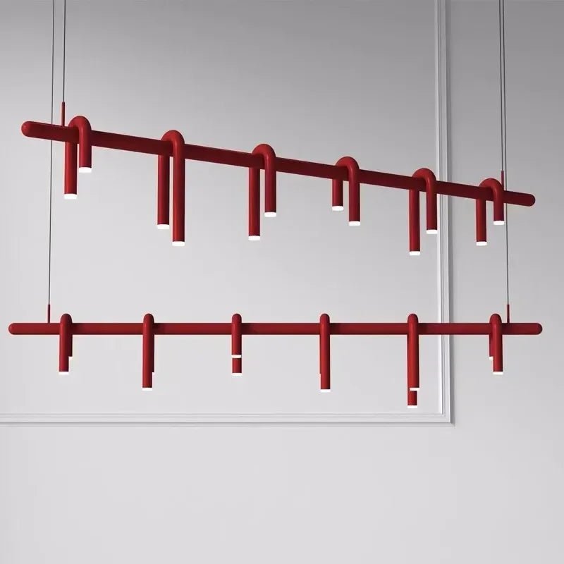 Modern 6-Light Metal Pendant Chandelier - Decorbites