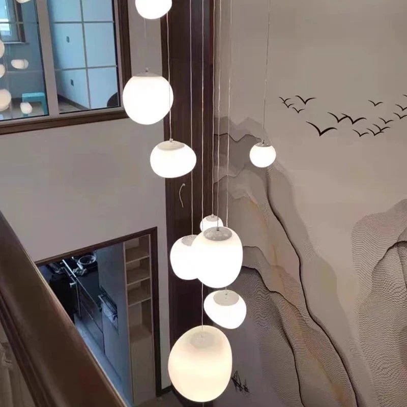 Modern Acrylic Staircase Multi-Light Pendant Chandelier - Decorbites