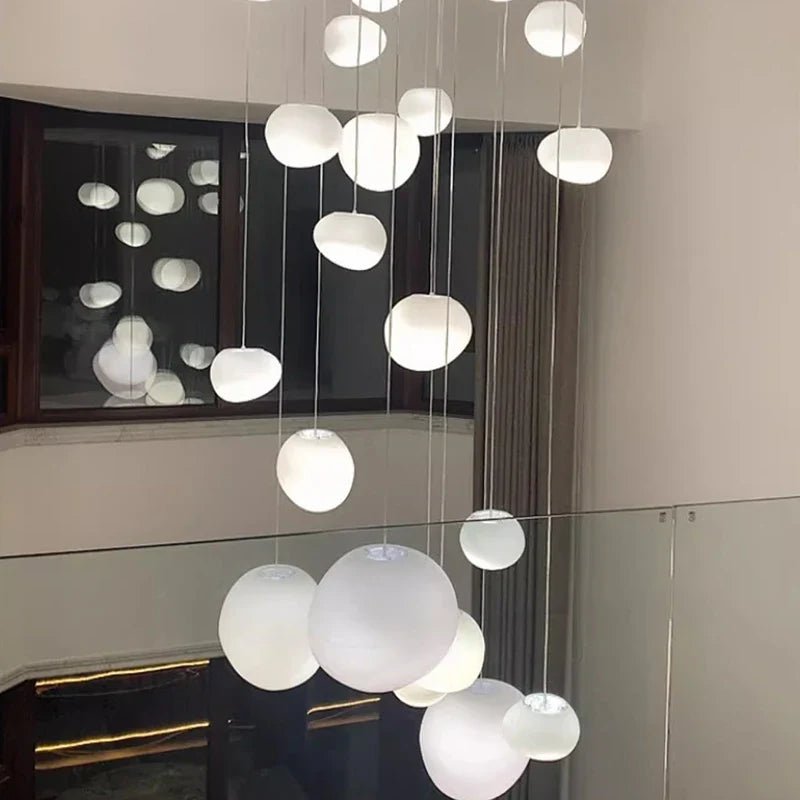 Modern Acrylic Staircase Multi-Light Pendant Chandelier - Decorbites