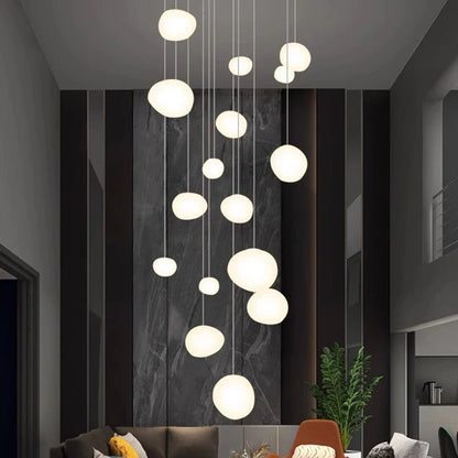 Modern Acrylic Staircase Multi-Light Pendant Chandelier - Decorbites