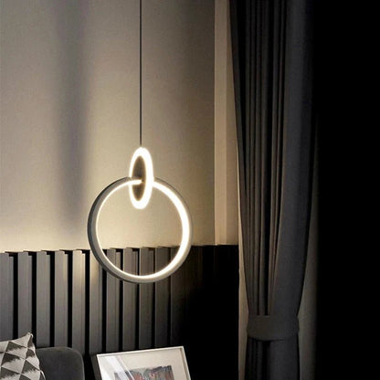 Modern Alloy LED Bedside Pendant Light - Decorbites