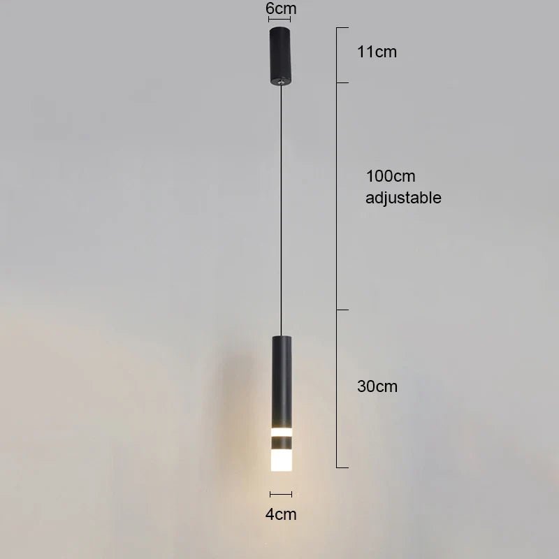 Modern Aluminum LED Pendant Light With Dual Spotlights - Decorbites