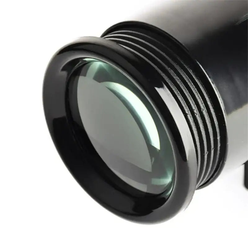 Modern black decorbites 10w rgbw stage pinspot light with cylindrical lens and threaded metallic rim for event decor
