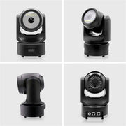 Black motorized 300mw rgb moving head laser light with circular lens and control panel for club animation use