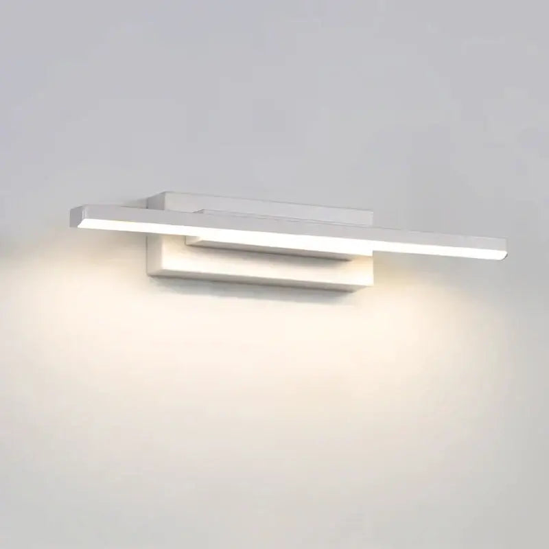 Modern black adjustable led wall sconce with sleek white led wall sconce design featuring clean geometric lines