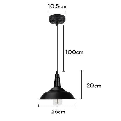 Modern black aluminium pendant light with conical shade and exposed bulb ideal for dining room decorbites black aluminium decor