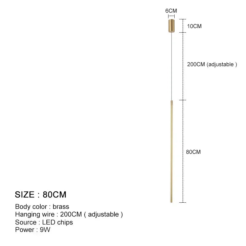 Modern Black Aluminum Linear Pendant Light - Decorbites