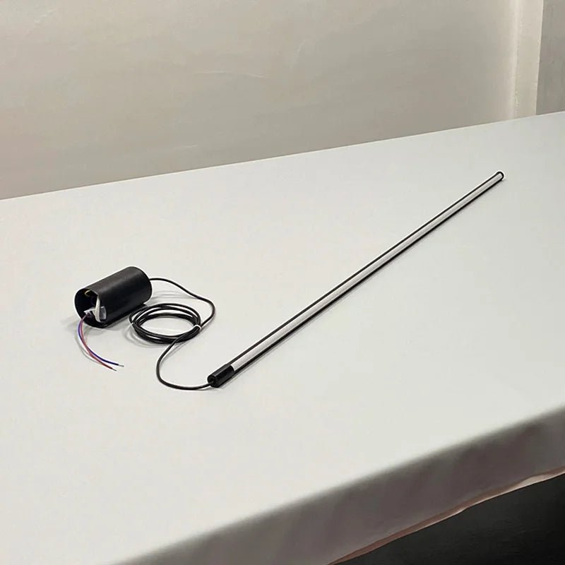 Modern Black Aluminum Linear Pendant Light - Decorbites