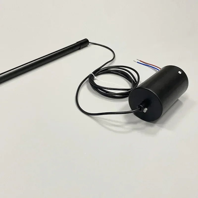 Modern Black Aluminum Linear Pendant Light - Decorbites
