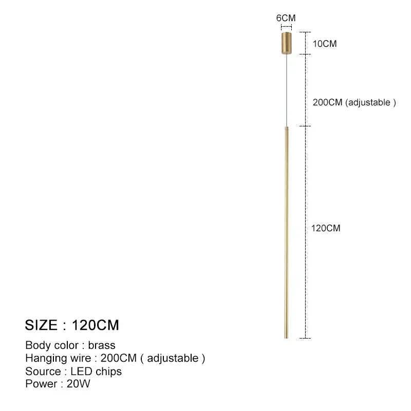 Modern Black Aluminum Linear Pendant Light - Decorbites