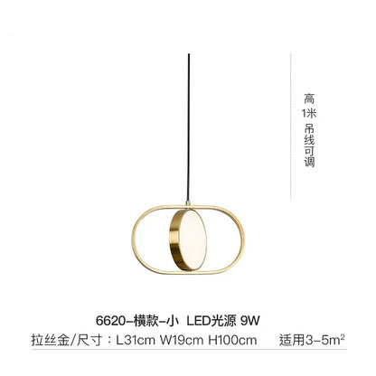 Modern black and gold trumpet pendant light with brushed gold finish and oval frame for dining room decorbites gold trumpet
